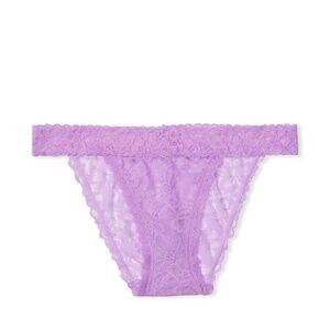 Victoria's Secret The Lacie String Bikini Purple Petal Medium NEW